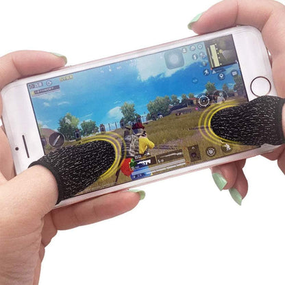 2 Pc Touch Screen Finger Sleeve, Mobile Game Fingering Sleeve, Anti-slip Anti-sweat