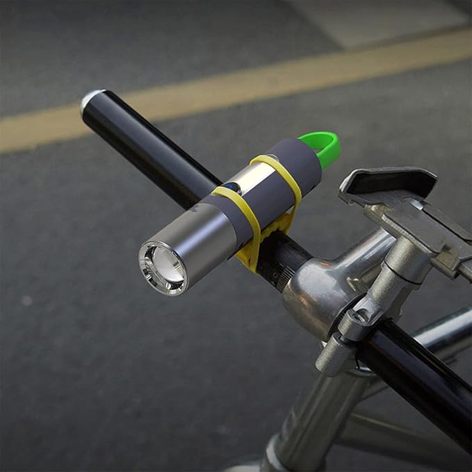 Zoomable Led Rechargeable Flashlight Outdoor Torch Light With Lamp Shade