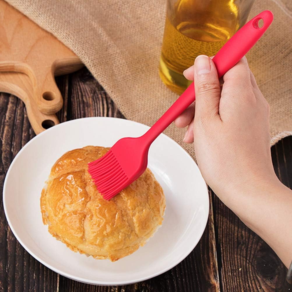 01 Piece Food Grade Kitchen Household Oil Heat Resistant Silicone Brush, Brush