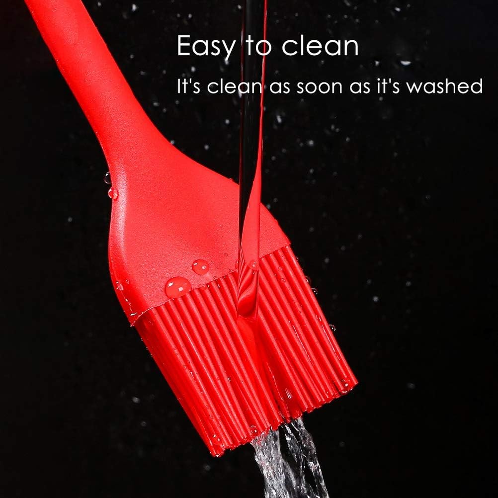 01 Piece Food Grade Kitchen Household Oil Heat Resistant Silicone Brush, Brush