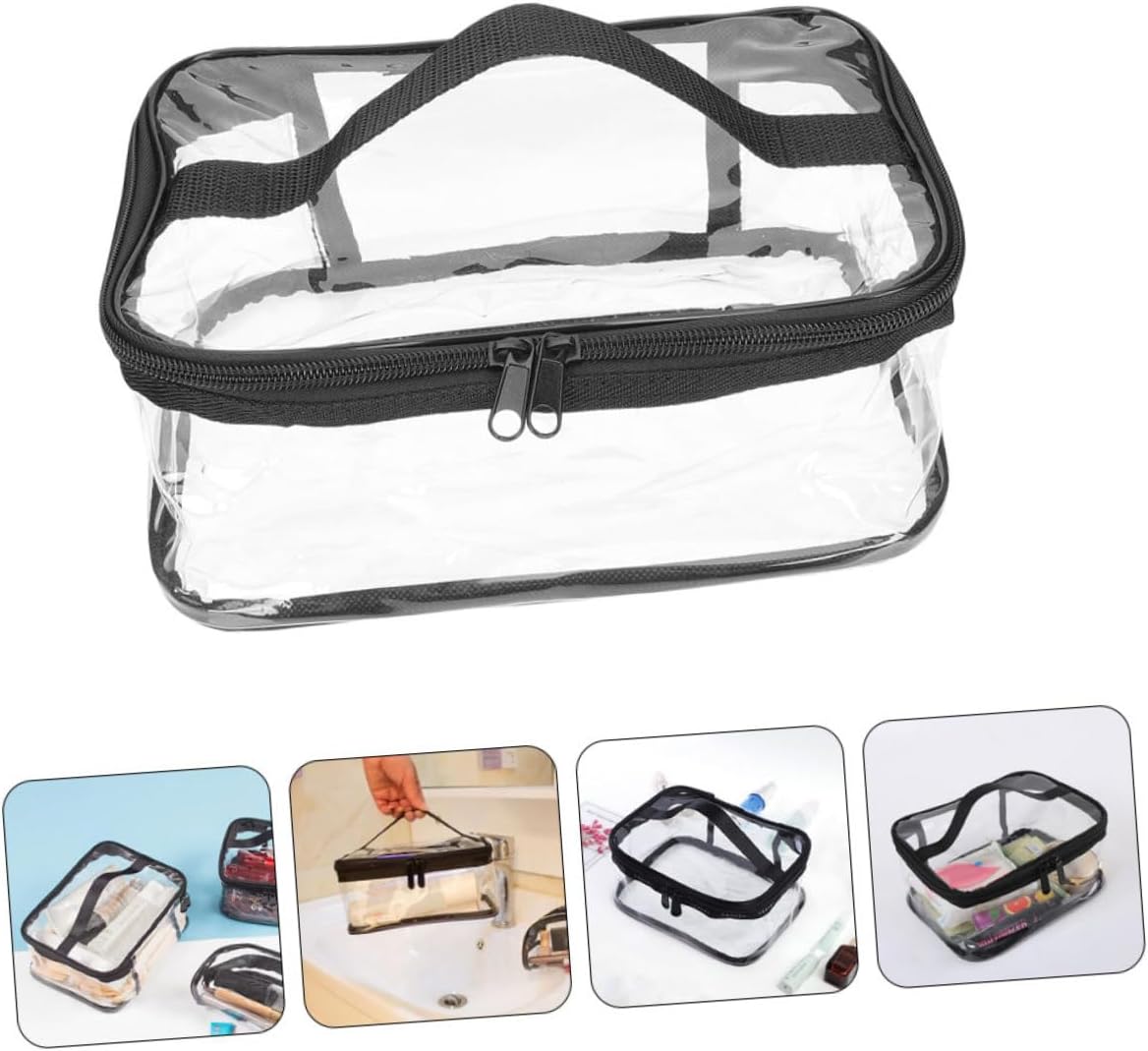 Clear Travel Makeup Bag Waterproof, Portable, and Stylish Organizer for Cosmetics