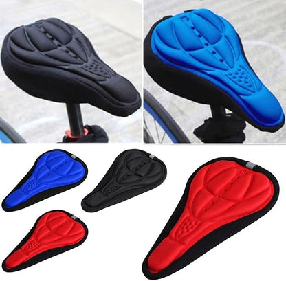 Bicycle Saddle Seat Cover Soft GEL Foam Pad Padded Breathable Non-slip