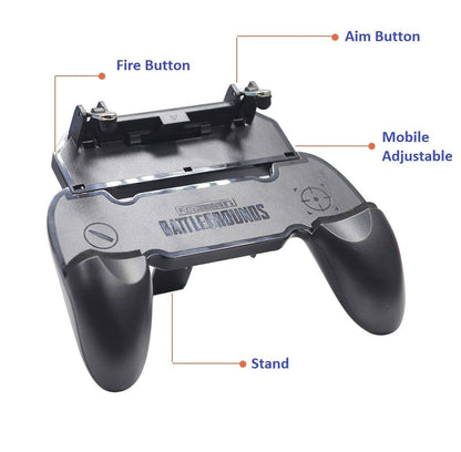 Mobile Gaming Controller Gamepad with Fire Trigger Joystick Grip for PUBG,