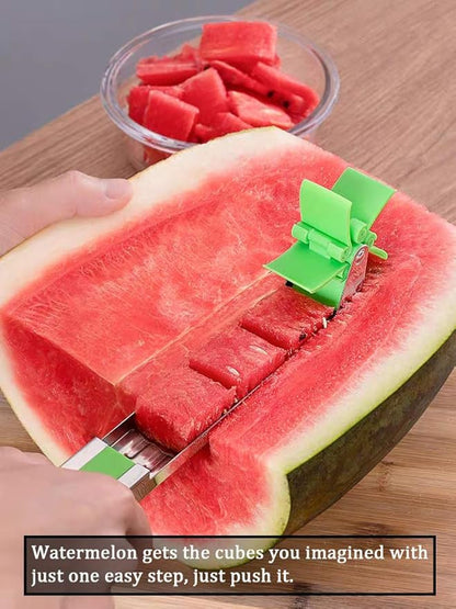 Windmill Watermelon Cube Cutter | Watermelon Slicer Cutter, Stainless Steel Watermelon Cutter