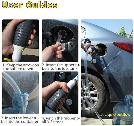 Multipurpose Liquid Transfer Pump | Portable Manual Oil, Water, Fuel Hand Transfer