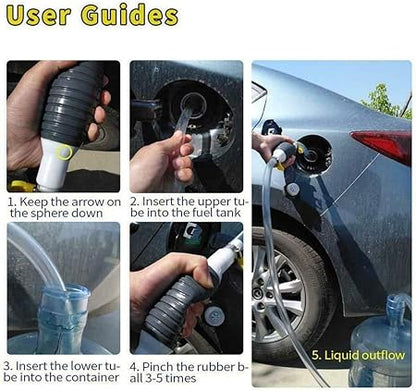 Multipurpose Liquid Transfer Pump | Portable Manual Oil, Water, Fuel Hand Transfer