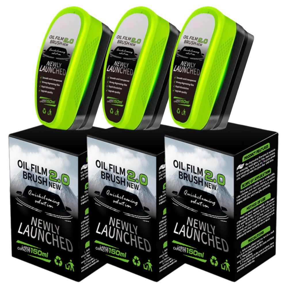 1Pc Oil Film Brush 2.0, Clear Vision Glass Cleaner, Clearview Shield Clear