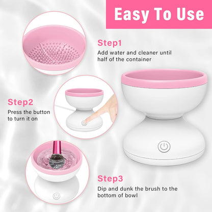 Makeup Brush Cleaner Machine, Electric Makeup Brush Cleaner(random color)