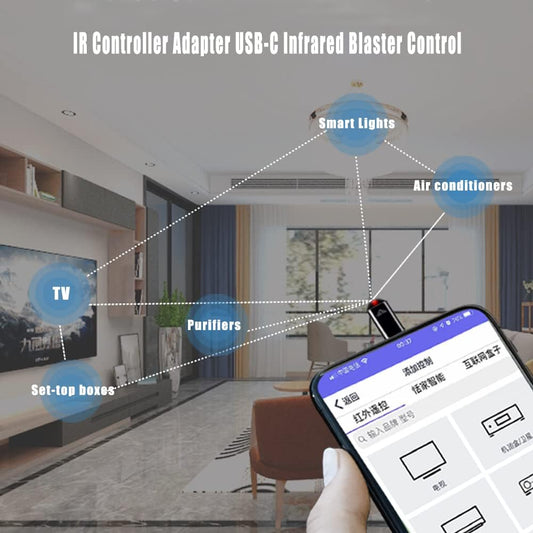 Universal Smart remote control connector IR Controller Adapter Infrared Blaster Control