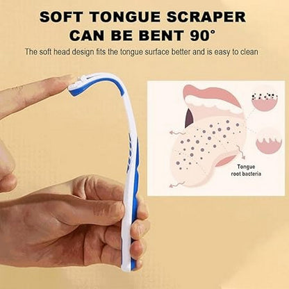 1 Piece Tongue Scraper | Tongue Cleaner | Double Head Tongue Cleaner