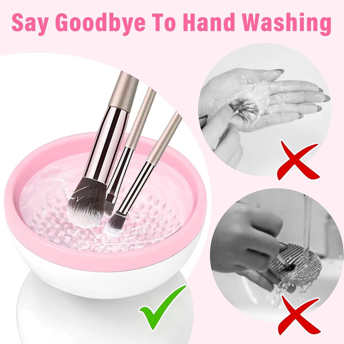 Makeup Brush Cleaner Machine, Electric Makeup Brush Cleaner(random color)