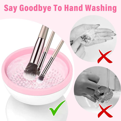 Makeup Brush Cleaner Machine, Electric Makeup Brush Cleaner(random color)