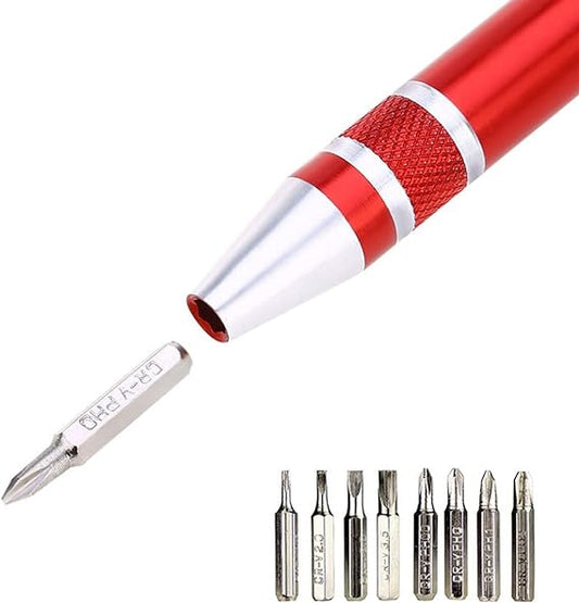 8 in 1 screwdrivers tool pen | Precision Pocket Screwdriver Set Mini
