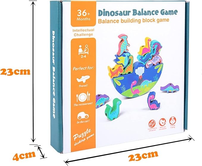 Dinosaur Toy from 3 Years Wooden Toy Stacking Game Wooden Balancing Stacking