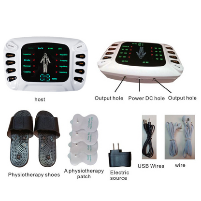 Electronic Pulse Massager Therapy Machine Full Body Pain Relief Device with