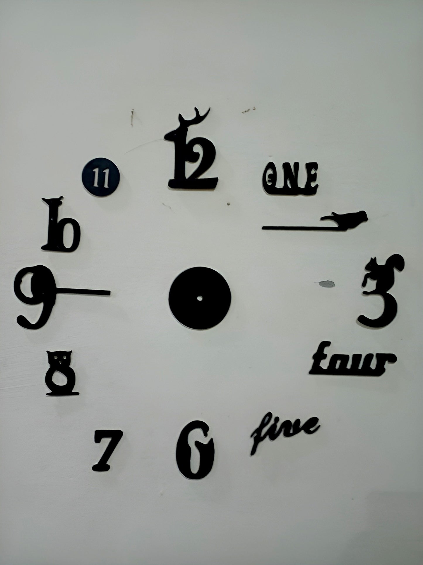 Decorative 3D Clock / DIY Clock Creative 3D Wooden wall clock for