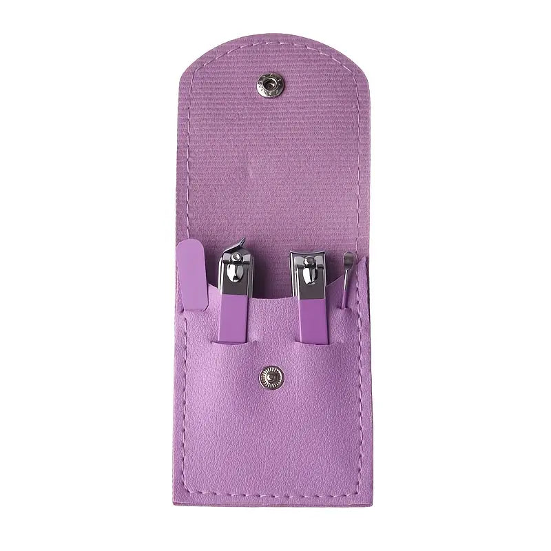 4 in 1 Professional Manicure Set 4-Piece Stainless Steel Nail Care Kit