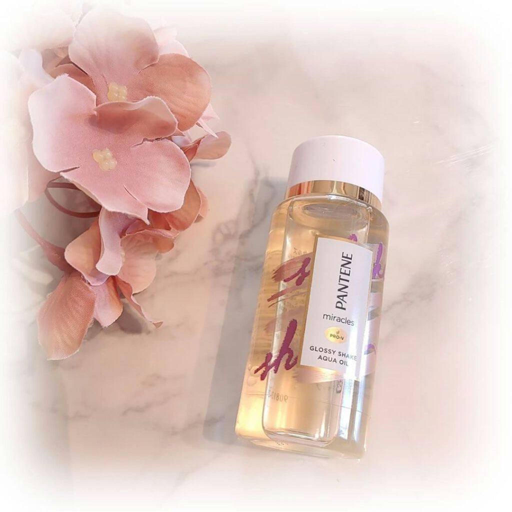 Pantene Original Non-Rinse Treatment, Glossy Shake Aqua Oil Frizz Control &amp;