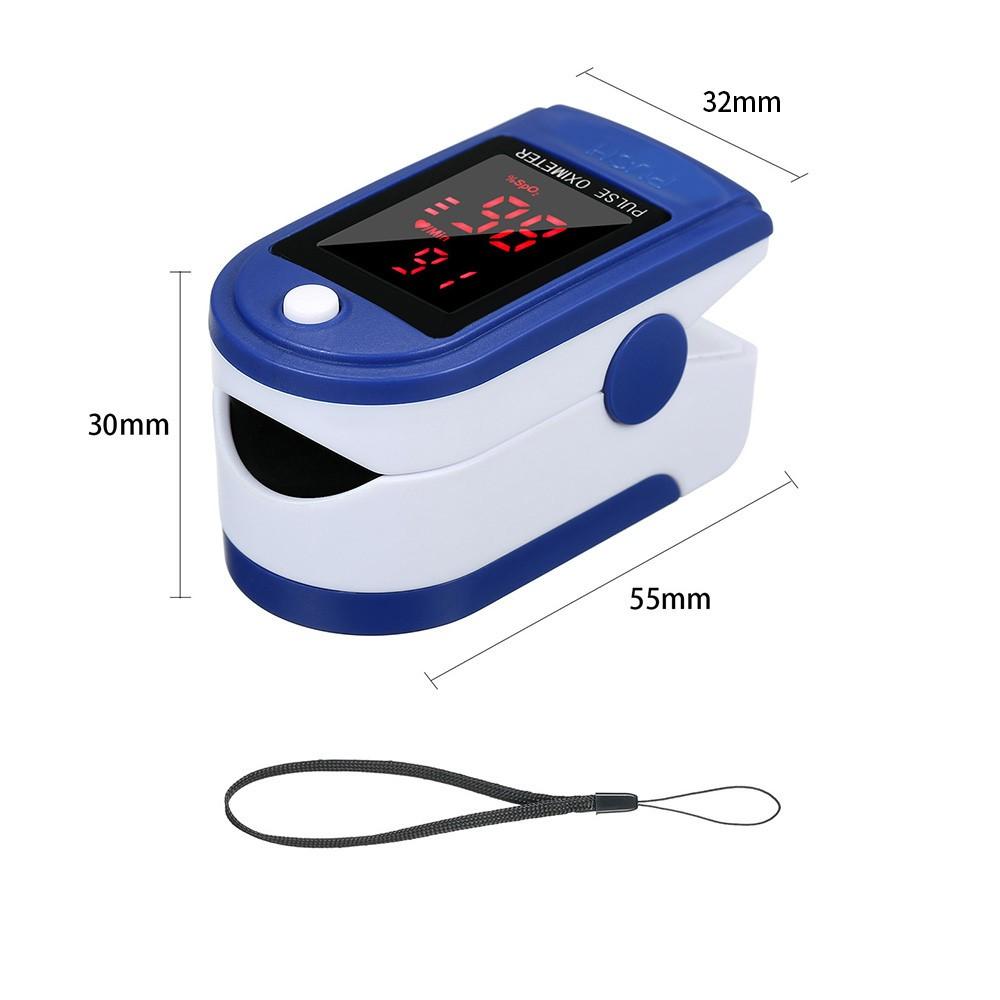 Fingertip Pulse Oximeter Blood Oxygen Saturation Detector Pulse Rate Monitor Portable Oximeter