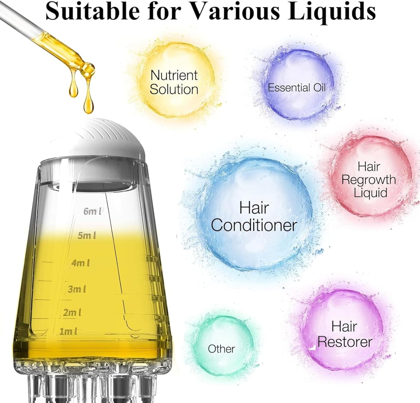 Scalp Root Hair Oil Applicator | Mini Oil Massage Comb