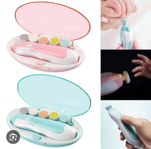 Baby electric nail clipper nail cutter manicure &amp; Pedicure 0m+(Random color)
