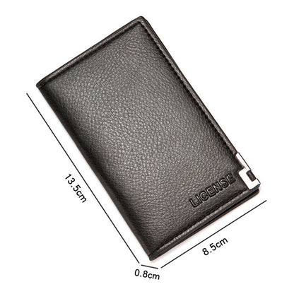 Men PU Leather Wallet Business Clutch Bag Multi Card Slot Credit Card