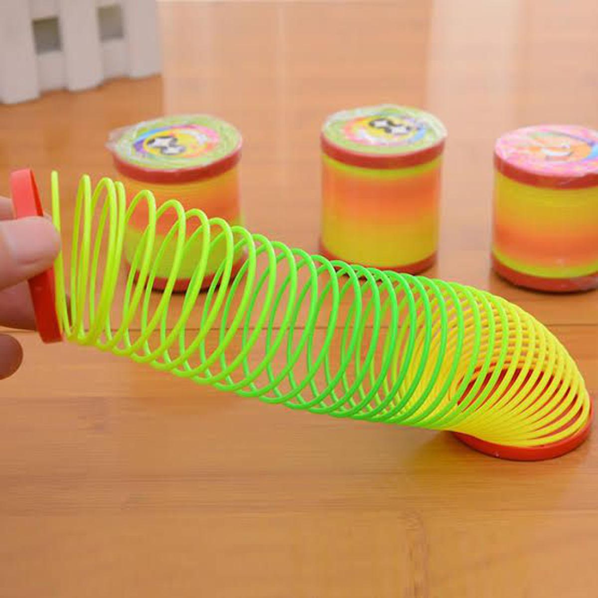 Magic Slinky Rainbow Springs Bounce Fun Toy For Kids | Magic Rainbox