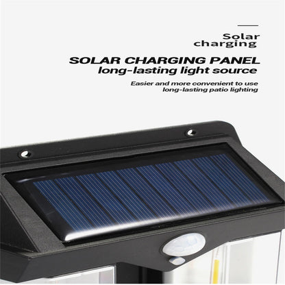 Solar Sensor Light | Solar Interaction Wall Lamp with Warm Light |