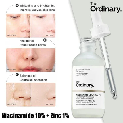 The Ordinary Niacinamide Serum 10% + Zinc 1% Supersize Serum 30ML with