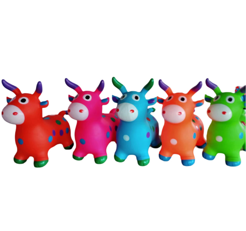 Kids Music Animal Jumbo Inflatable Air PVC Hopper Jumping Toy - Reindeer,