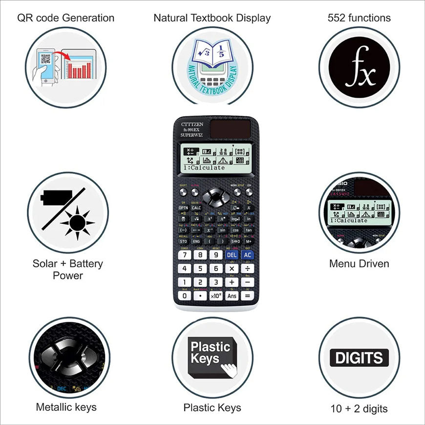 FX-991EX Scientific calculator Classic with 552 Function multifunctional function calculator