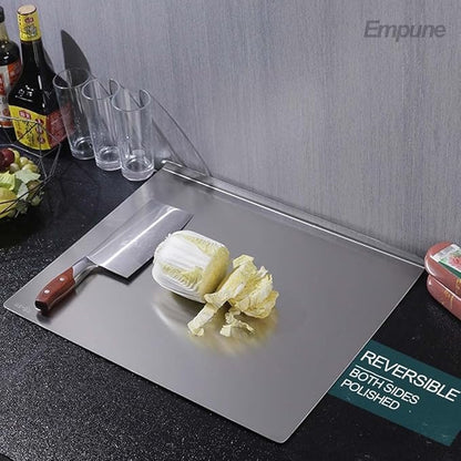Stainless Steel Cutting Board! 🔪✨ Durable, hygienic, and easy to