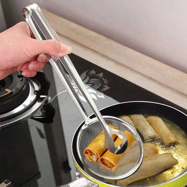 2 IN 1 FRYING TONG | Imported Small Multi-functional 2 in 1