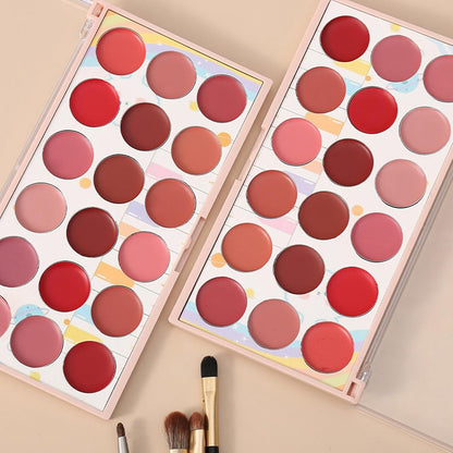 Moccallure Professional 18-Colors Lipstick Kit Long-Lasting, Hydrating &amp; Compact | Unisex