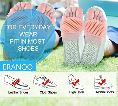 Silicone Gel Half Toe Heel Sleeve | Forefoot Insole Shoes Pain Relief