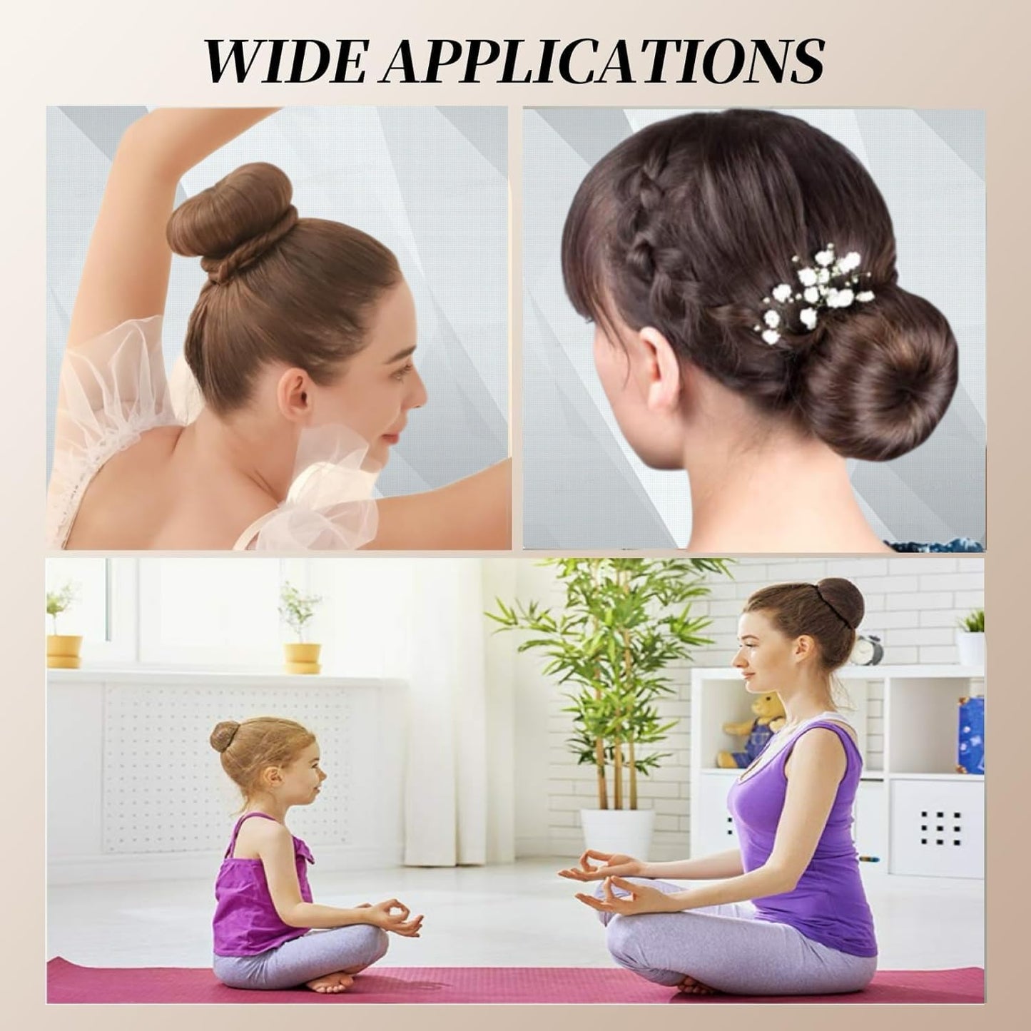 Hair Bun Maker French Twist Hair Fold Wrap Snap for Hair Easy