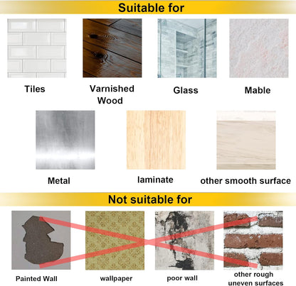 (10 Pcs) Self Adhesive Wall Screws Self Adhesive Hanging  Adhesive Screws