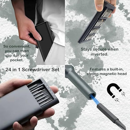 24 in 1 Precision Mini Magnetic Screwdriver Set, 24 in 1 Tool