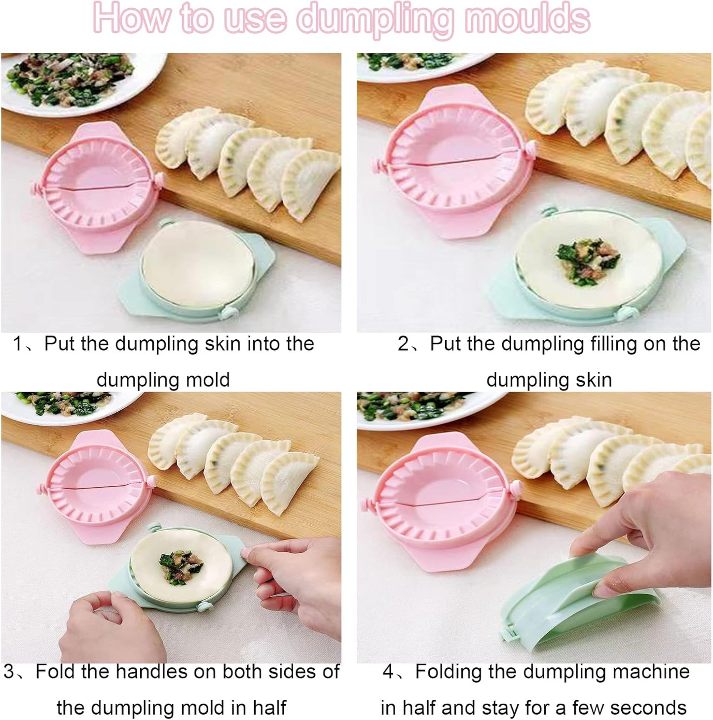 Samosa Maker &amp; Dumpling Shaper Dough Press Mold for Samosas, Dumplings,