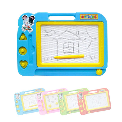 Magnetic Learning Drawing Board for Kids Erasable Doodle Pad with Pen,