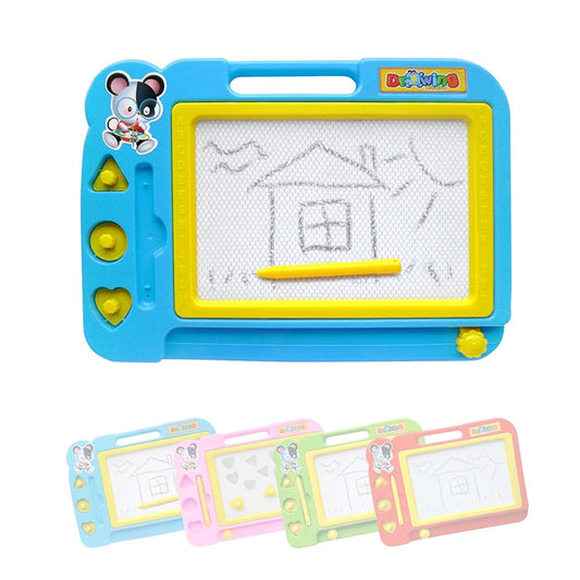 Magnetic Learning Drawing Board for Kids Erasable Doodle Pad with Pen,