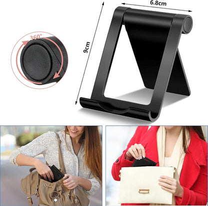 Portable Mobile Phone Holder Multi-Angle Universal Mobile Phone Stand 360° Rotateable Phone