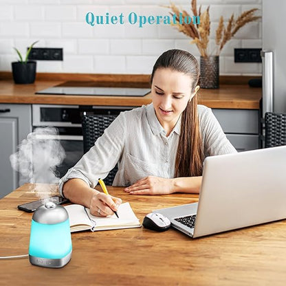 Cold Mist Aromatherapy Humidifier Electric Aroma Infuser for Home Bedroom Office 200ml