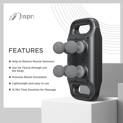 Blue idea Deep Tissue Massage Gun with 4 Heads - Muscle Massager