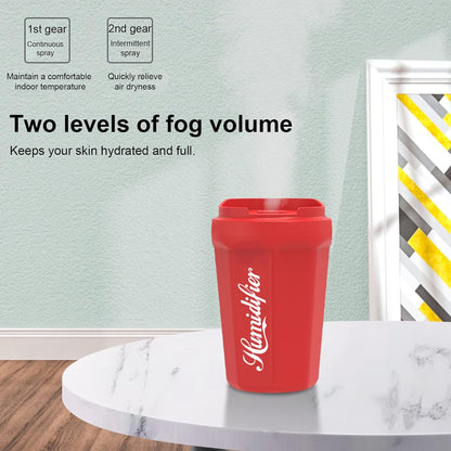 Coke Cup Humidifier Car Home USB Aroma Diffuser Summer Flame Air Coke