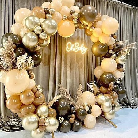 Balloon Garland Kit Coffee Brown for Garland Theme Party Birthday Baby Shower