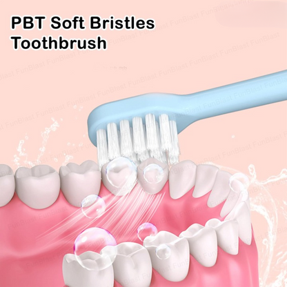 CHOFN Kids Toothbrush Set (312 Years) Soft Bristles with Toy Car