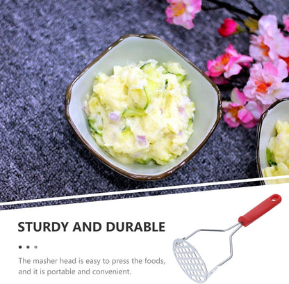 Potato Masher Stainless Steel Manual Kitchen Vegetable Ricer Fruit Banana Egg Crusher