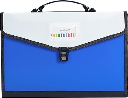 Plastic Expanding Bag File Folder - Plastic Expanding File Folder - Multi-Pocket