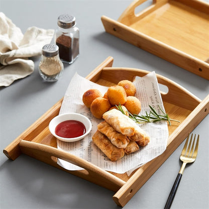 03 Pcs Set Wood Serving Tray For Kitchen | Best Quality Wooden
